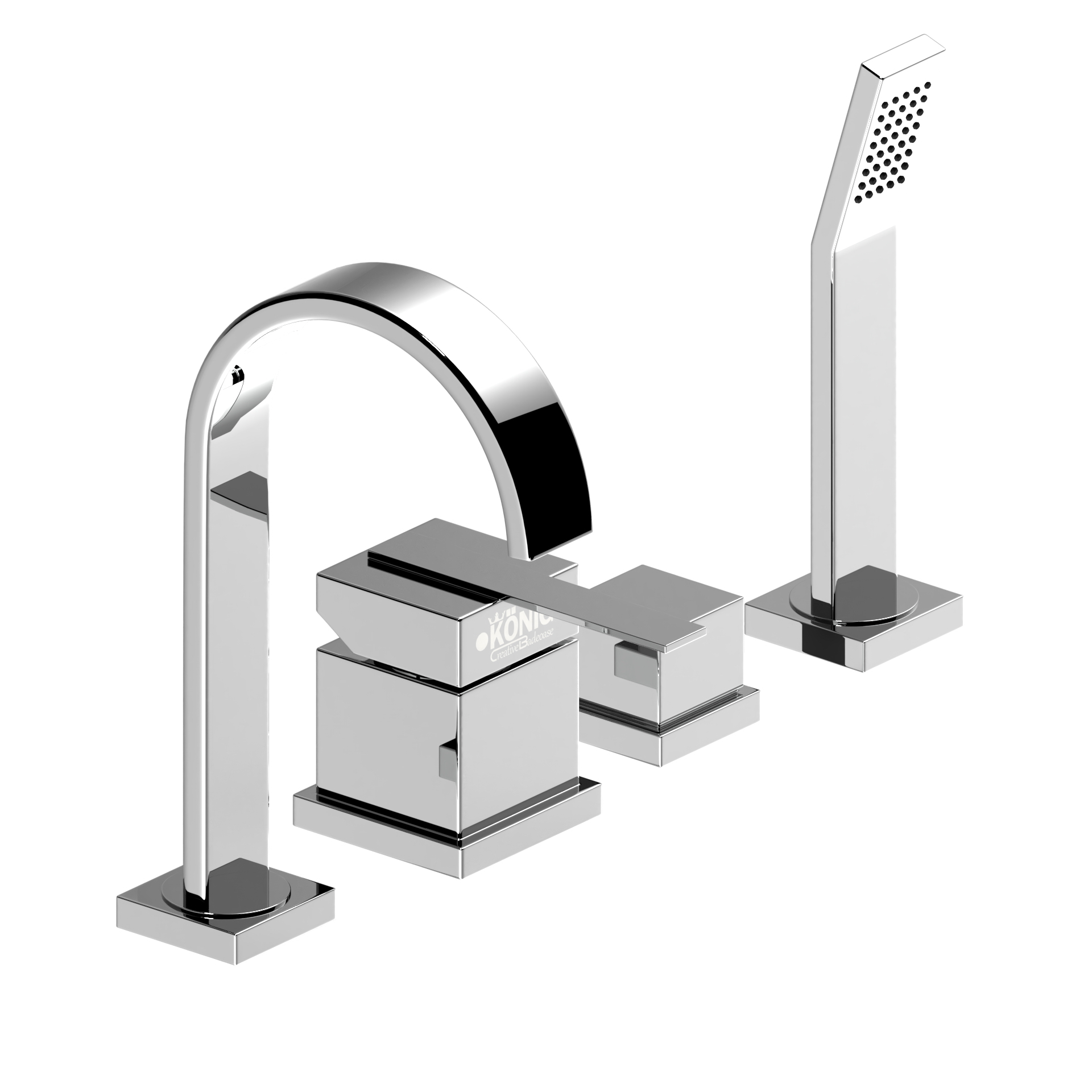 KON-IN0100 Deck mounted bathtub faucet KÖNIG Armaturen GMBH