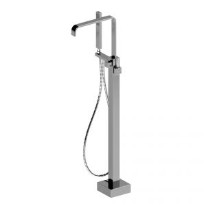 Free standing bathtub faucet